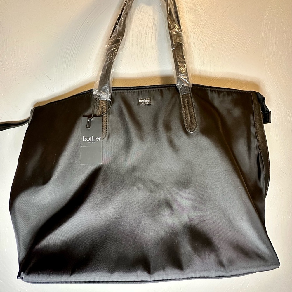 NWT Botkier Black Nylon Tote